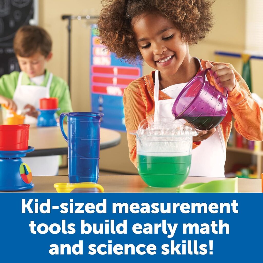 Learning Resources Mix And Measure Activity Set, 22 Pieces, Ages 3+,Experiment Mixing Tools, Back to School Supplies,Teacher Supplies